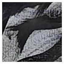 Detalle de la pintura 16 en acrílico y cartón.
